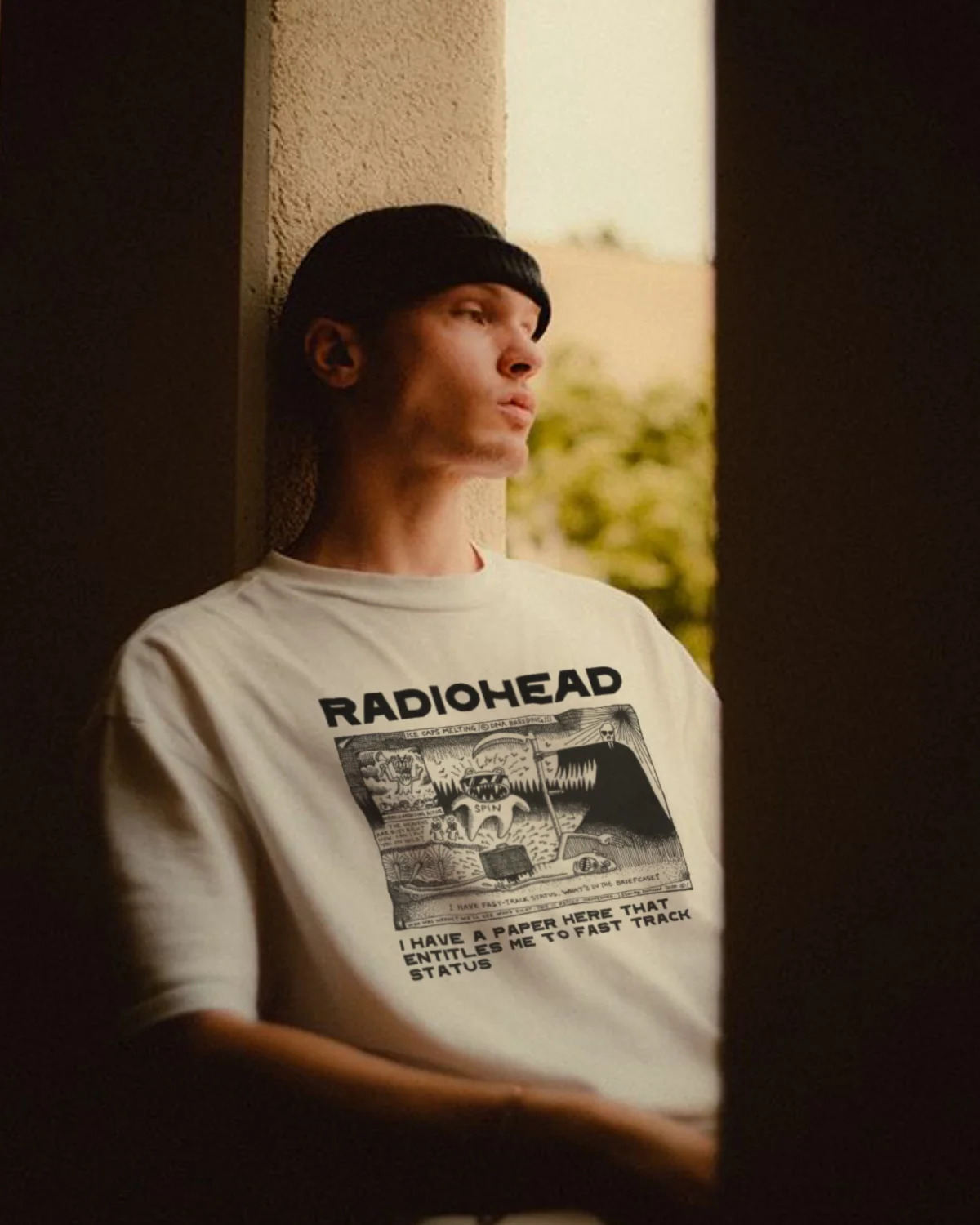T top shirt radiohead