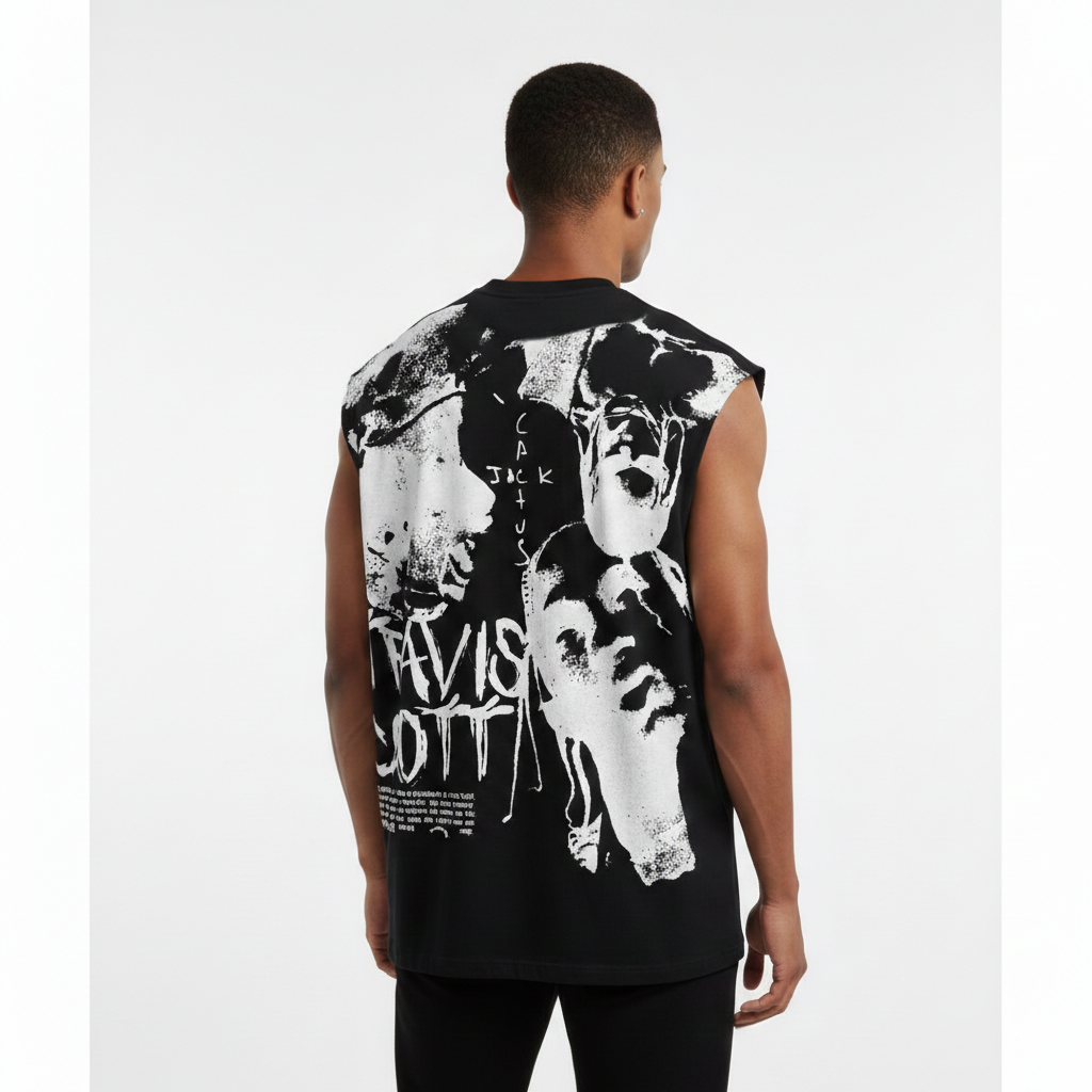 Travis Scott Albums Oversized Tank – supremacyclothing