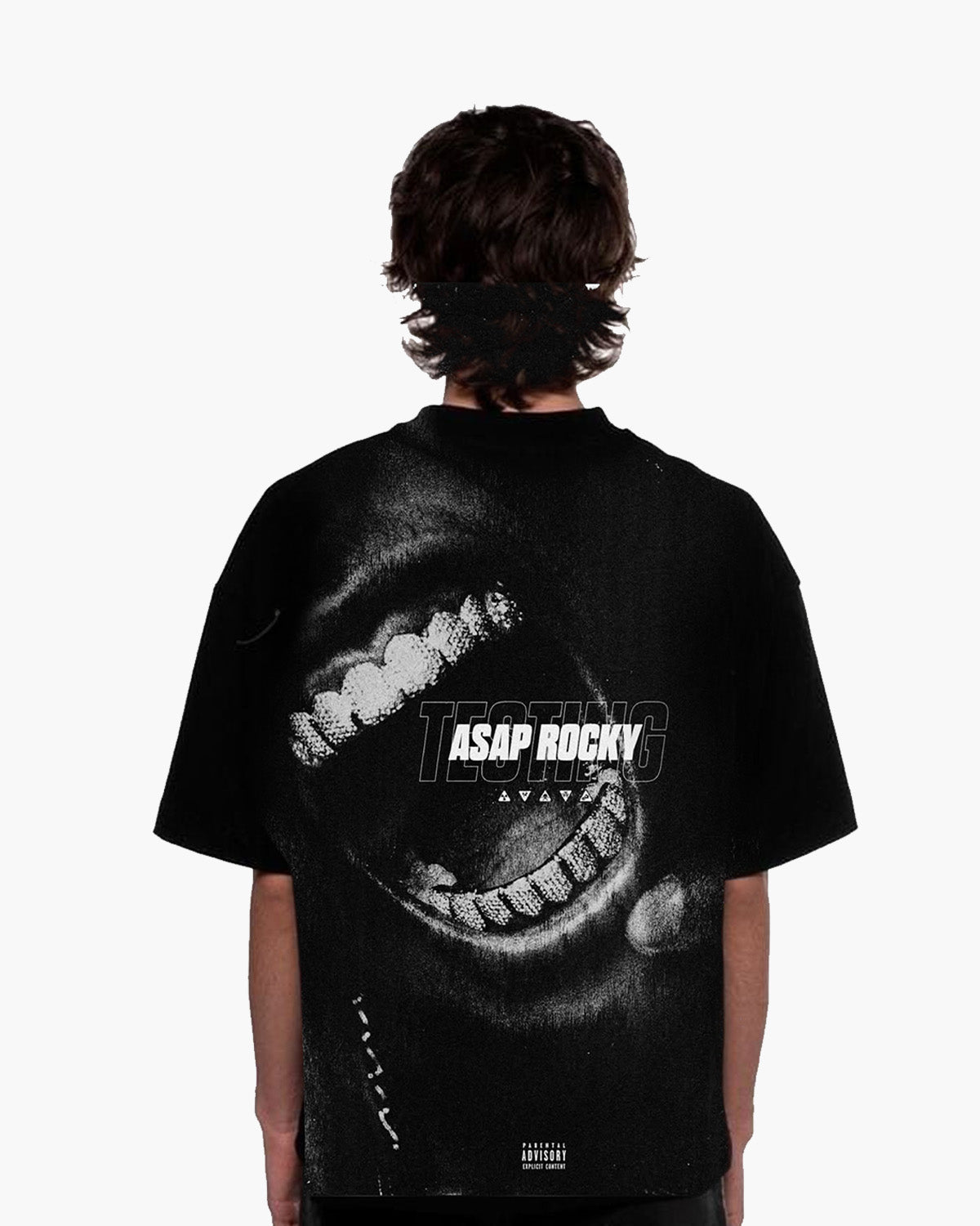 A$AP Rocky “TESTING” Oversized T-Shirt – Black