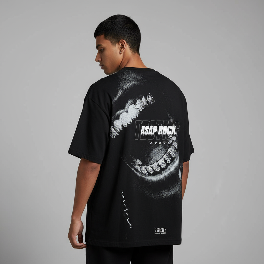 A$AP Rocky “TESTING” Oversized T-Shirt – supremacyclothing