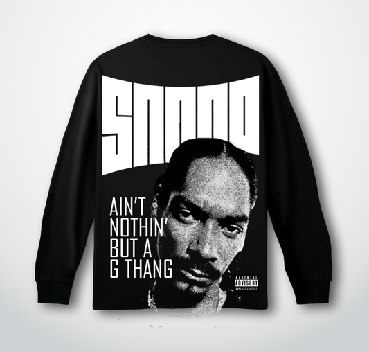 SNOOP DOGG Full Sleeves Oversized T-shirt