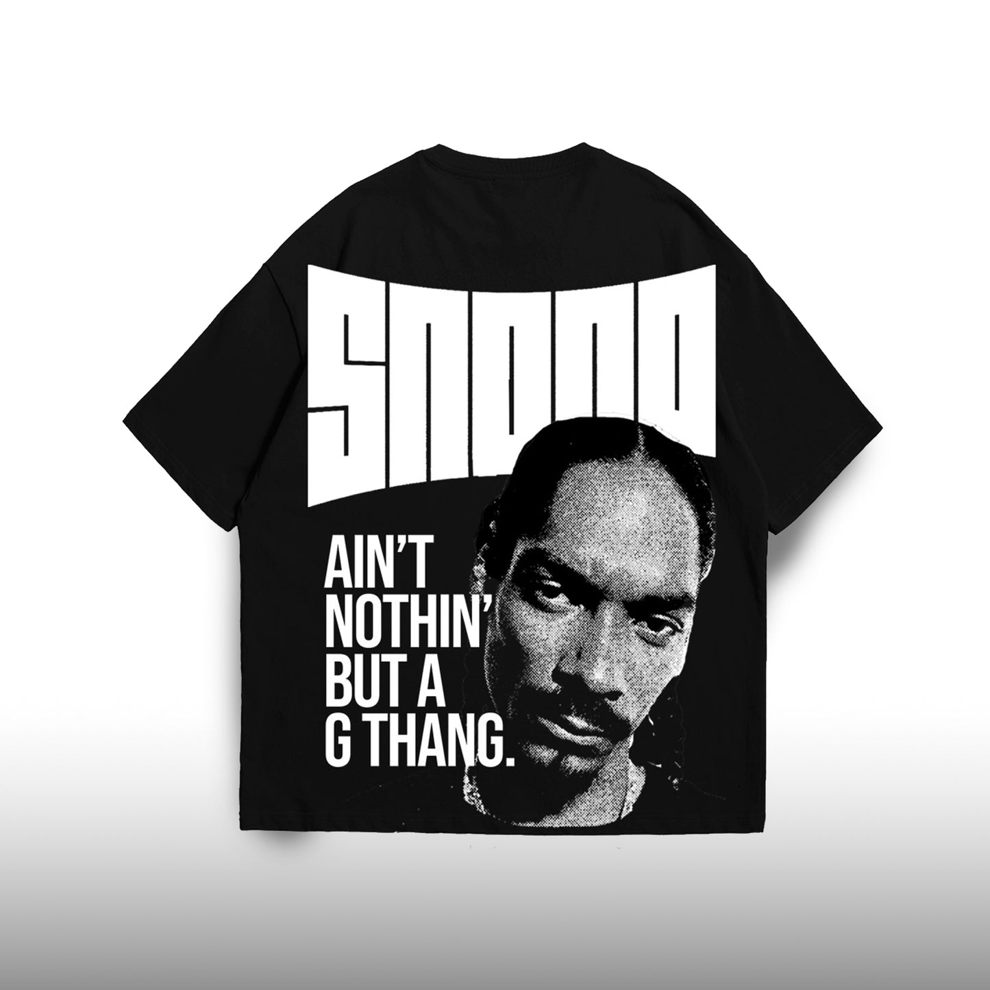 Snoop “G Thang” Oversized T-Shirt – Black
