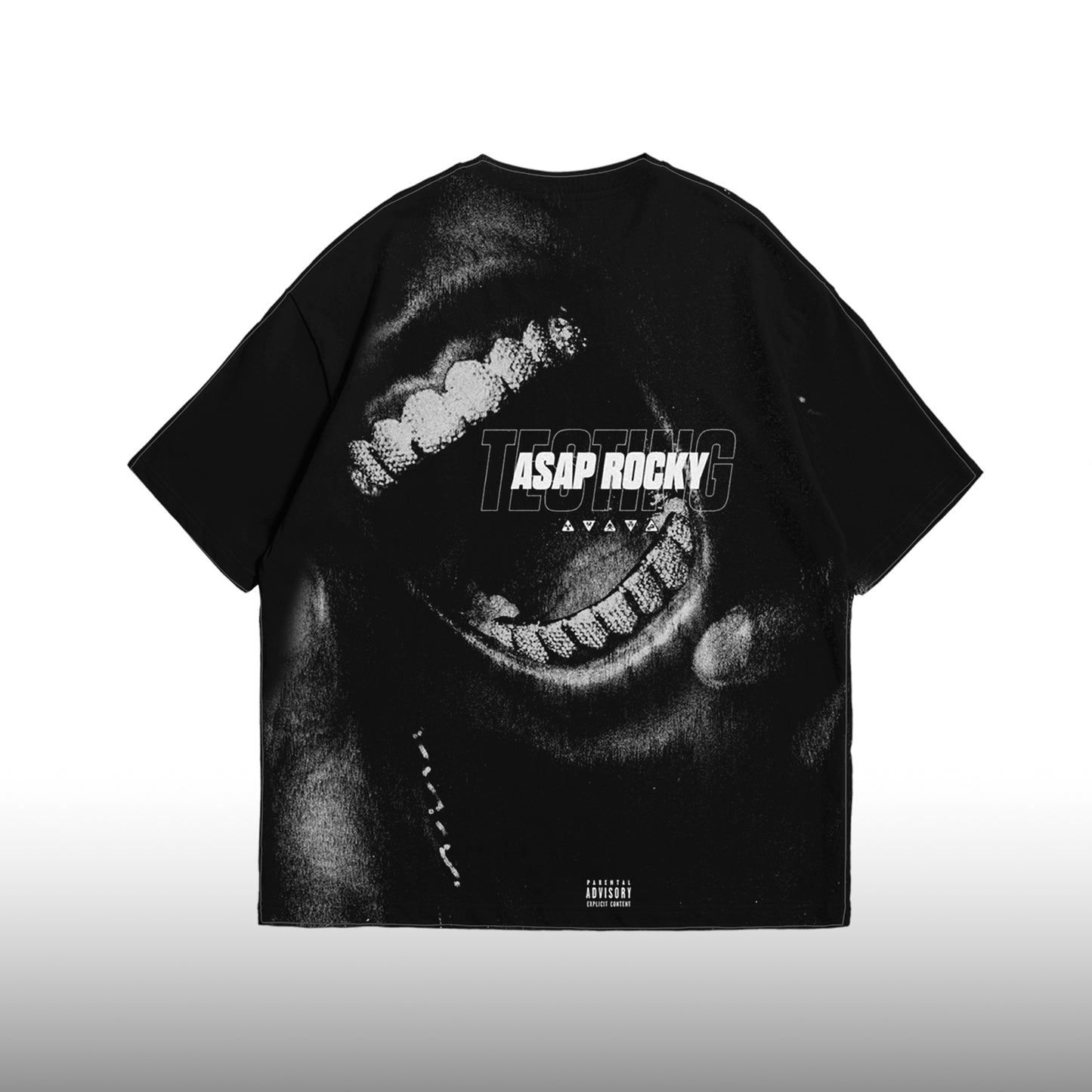 A$AP Rocky “TESTING” Oversized T-Shirt – Black