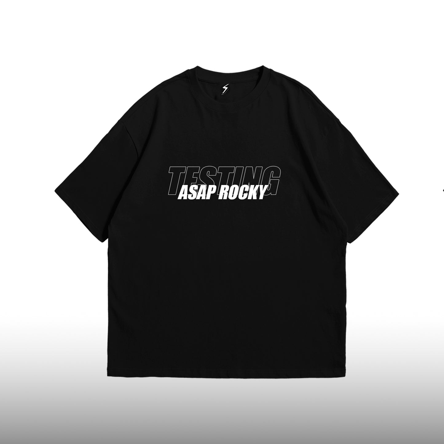 A$AP Rocky “TESTING” Oversized T-Shirt – Black