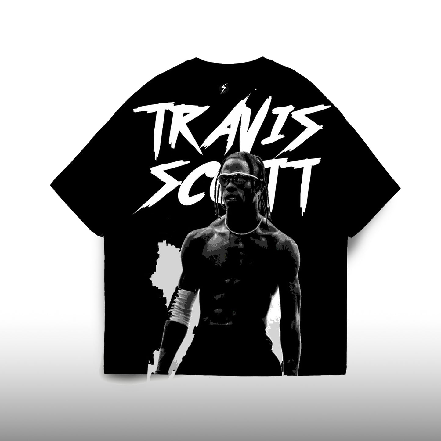 Travis Scott Black Oversized T-Shirt – Black