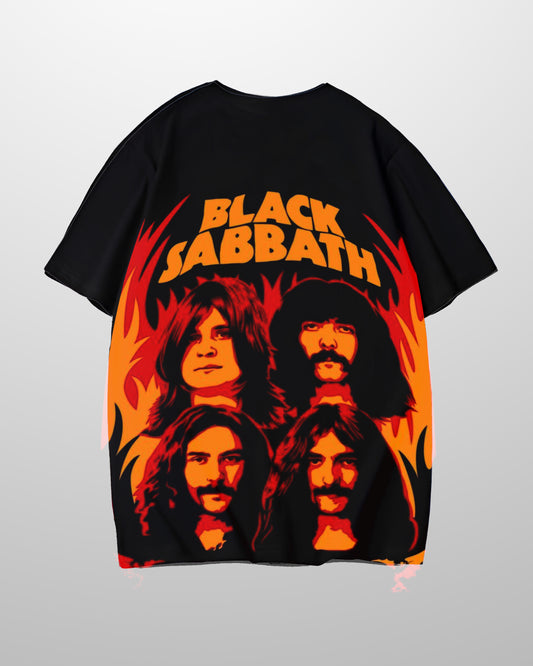 Black Sabbath OR Black Oversized T-shirt