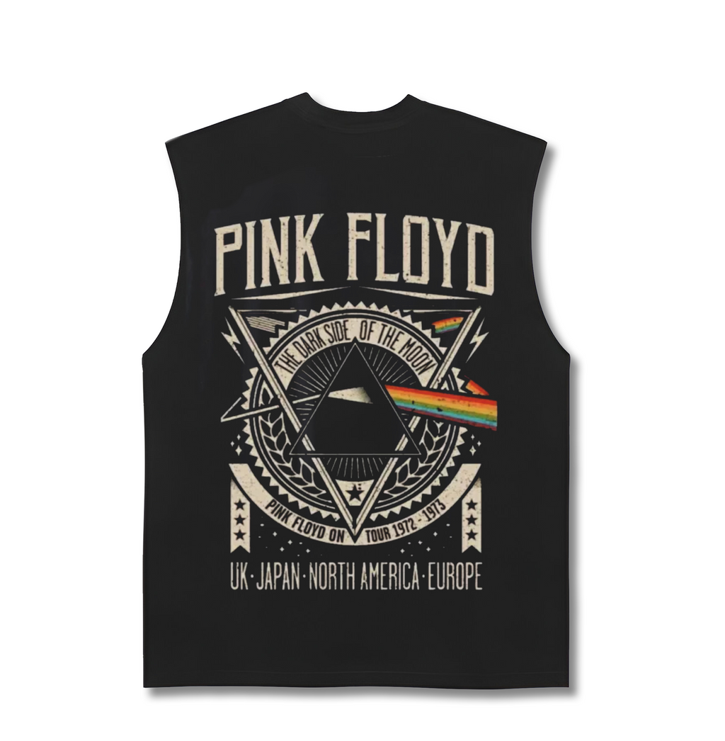 PINK FLOYD DSOTM Back Printed Oversized Tank