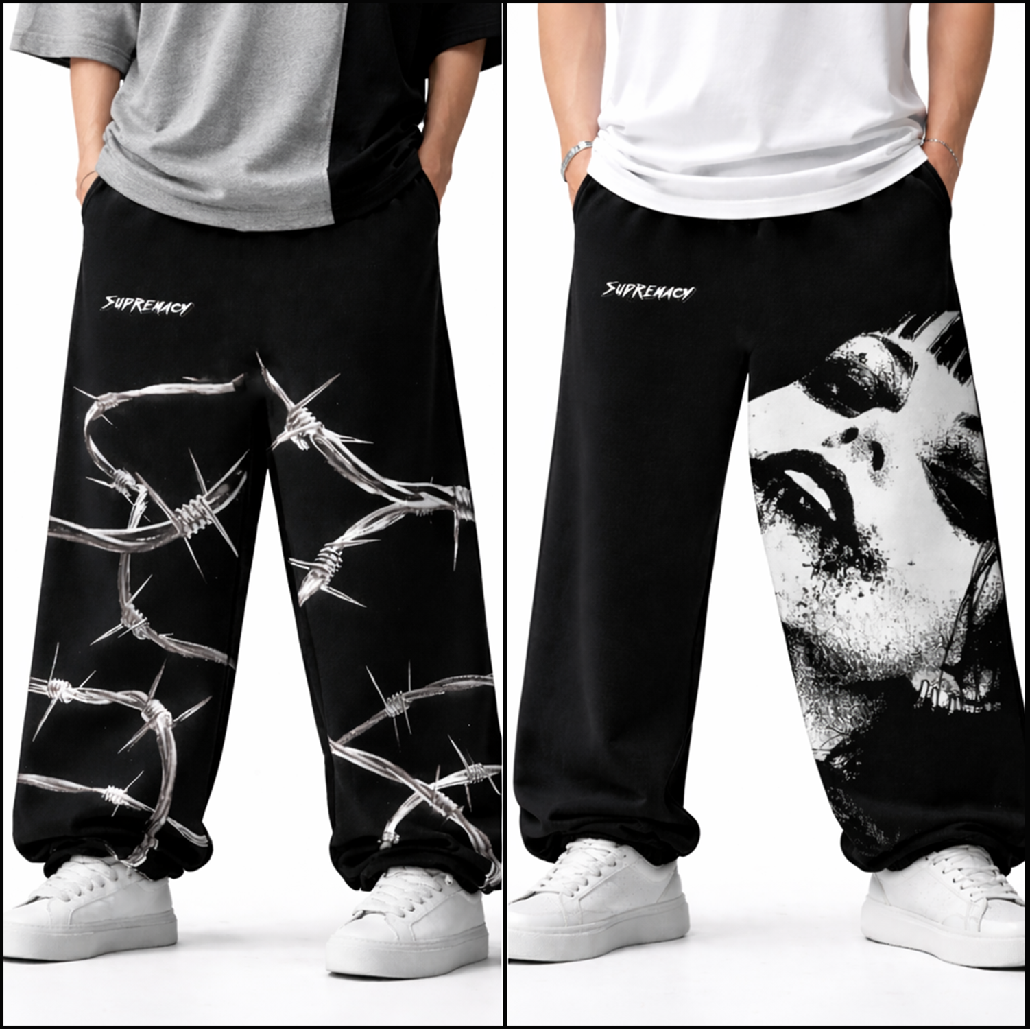 Barbed Wire  + The Velvet Void Heavyweight (Joggers Combo)
