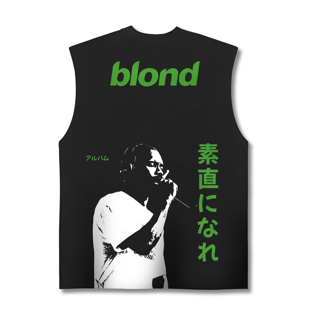 BLOND Back-Printed Oversized Tank