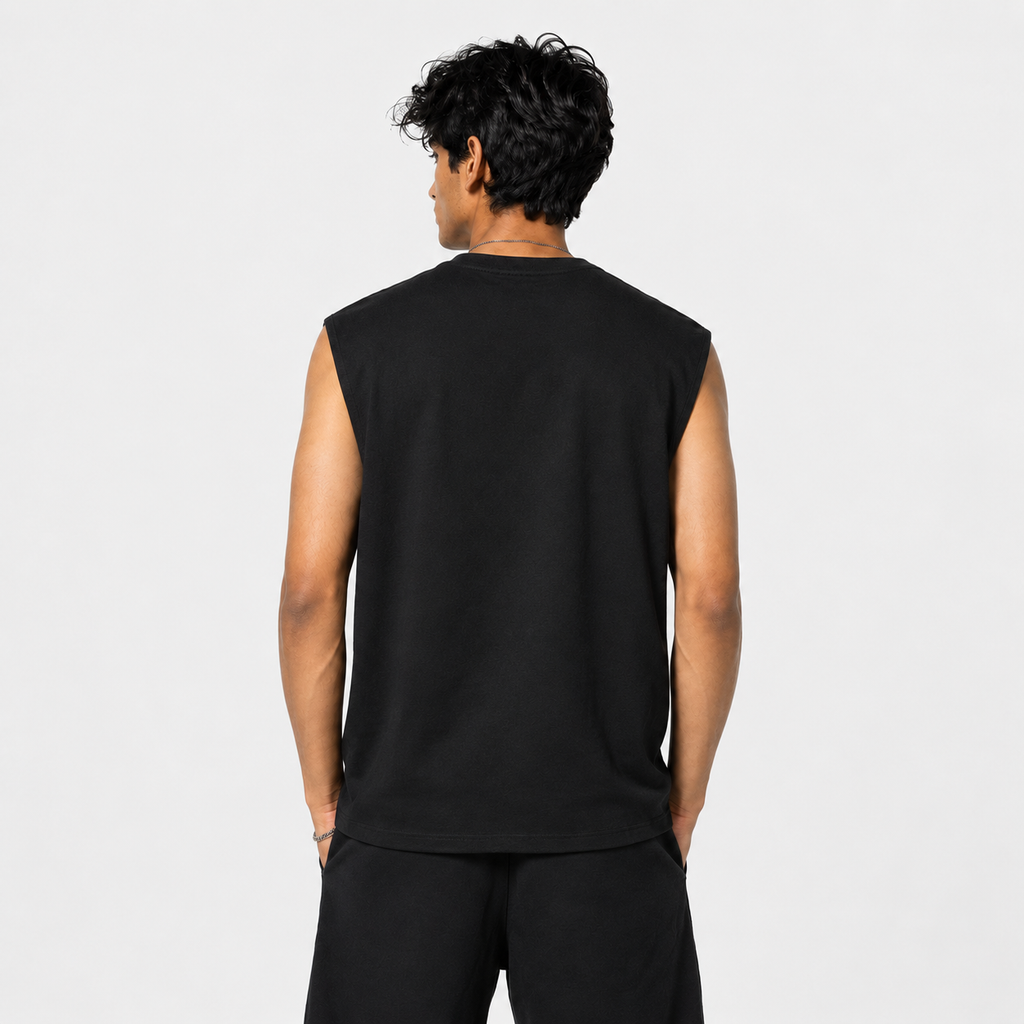 Solid Oversized Tank (Drop Shoulder)