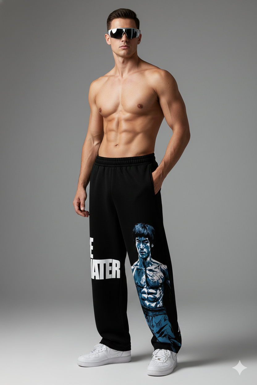 Zen-Strike Wide-Legs Heavyweight Joggers
