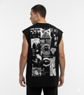 PINK FLOYD BW Back Printed Oversized Tank