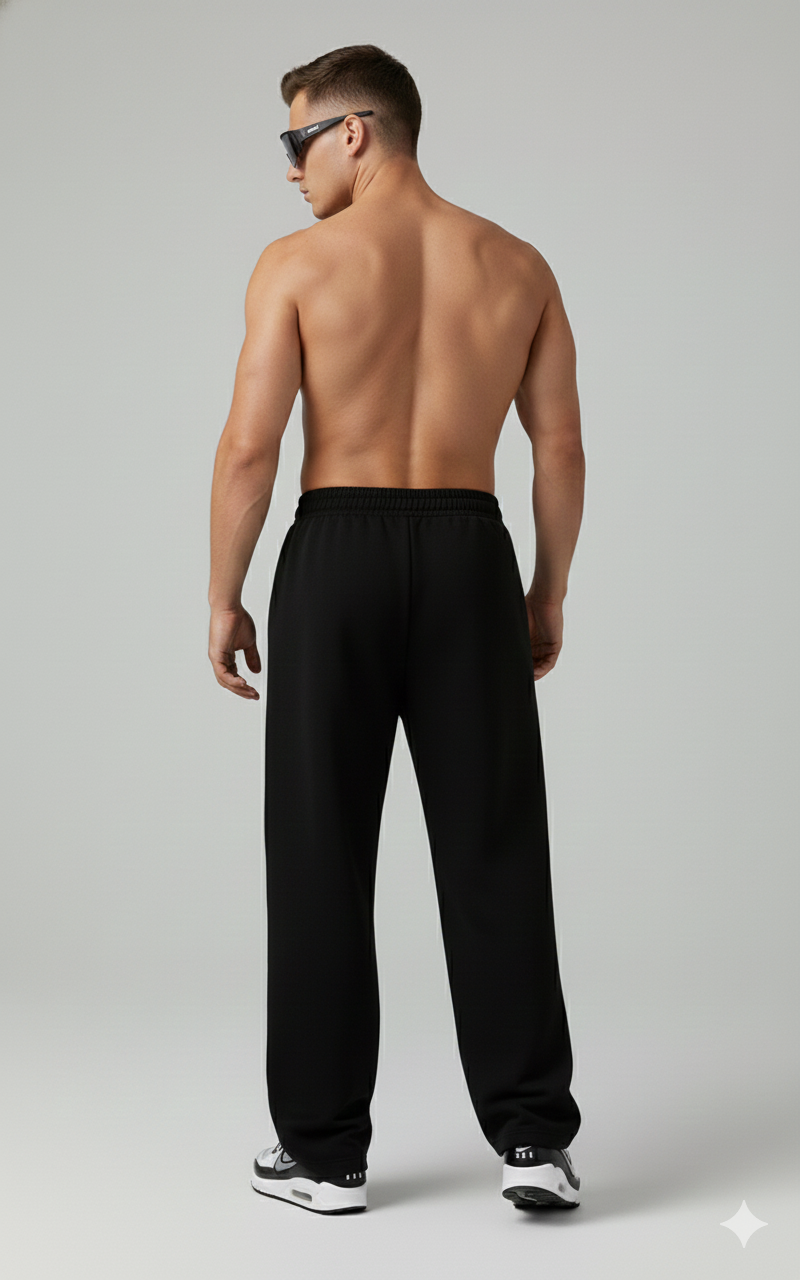 The Black Widow Wide-Legs Heavyweight Joggers