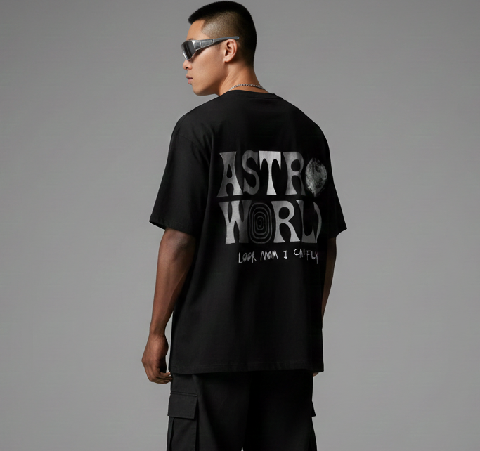 TRAVIS SCOTT ASTROWORLD Oversized Tshirt
