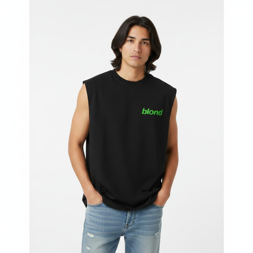 BLOND Back-Printed Oversized Tank