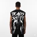 TRAVIS SCOTT BLACK OVERSIZED TANK