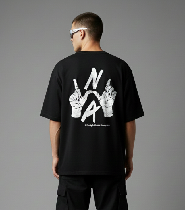 NWA Back-Printed Oversized T-shirt