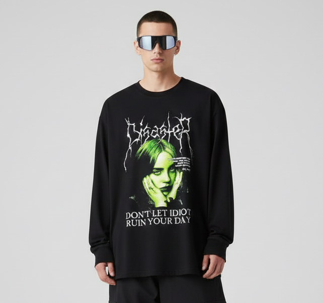 BILLIE Oversized Full Sleeves T-shirt