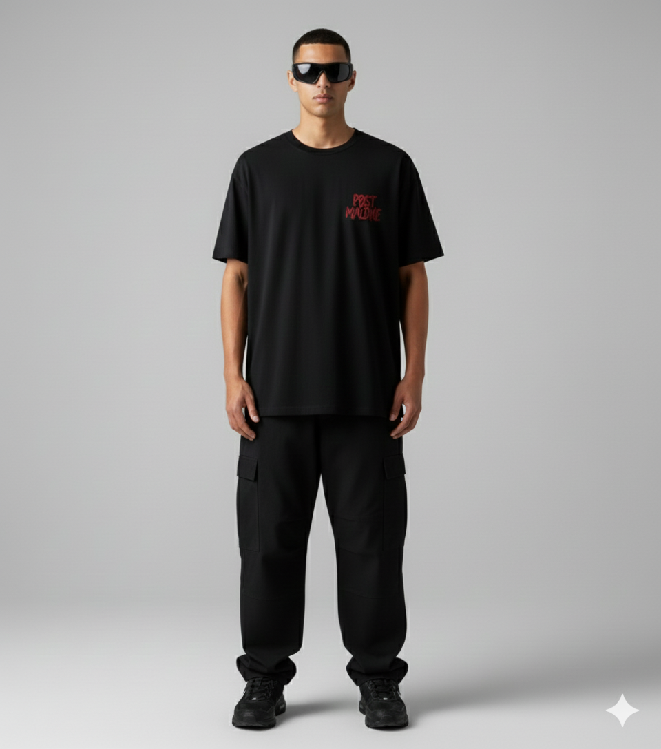 Posty Back-Printed Oversized T-shirt