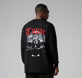 TUPAC Back-Printed Oversized Full Sleeves T-shirt