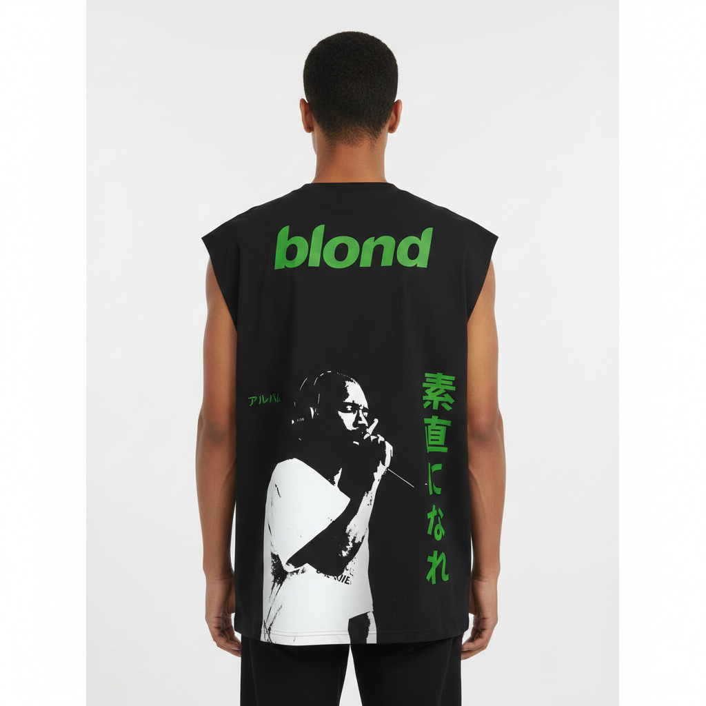 BLOND Back-Printed Oversized Tank