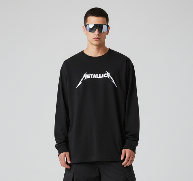 Metallica Oversized Full Sleeves T-shirt