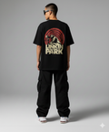 LINKIN PARK Red Back Printed Oversized T-shirt