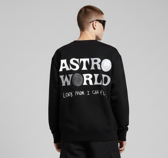 TRAVIS SCOTT Full Sleeves Oversized T-shirt