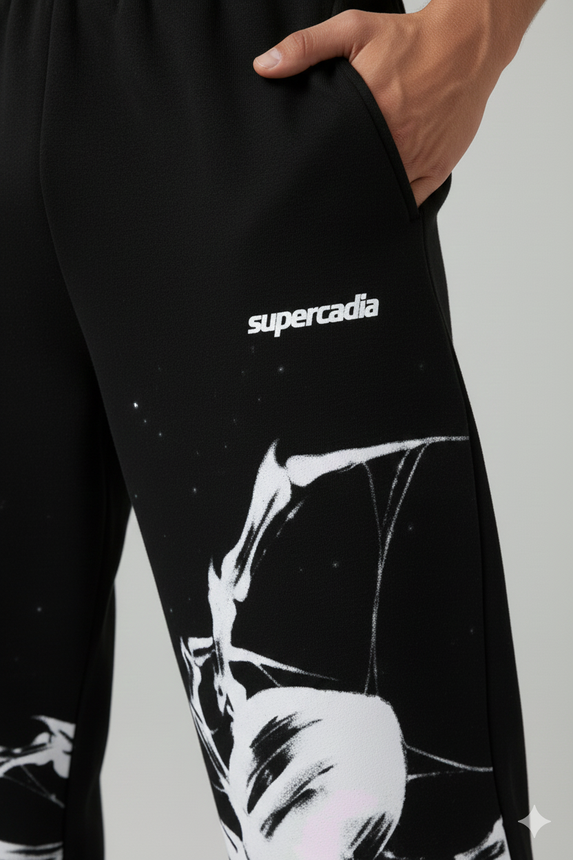 The Black Widow Wide-Legs Heavyweight Joggers