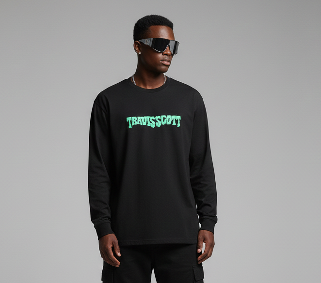 Travis Scott Oversized Full Sleeves T-shirt