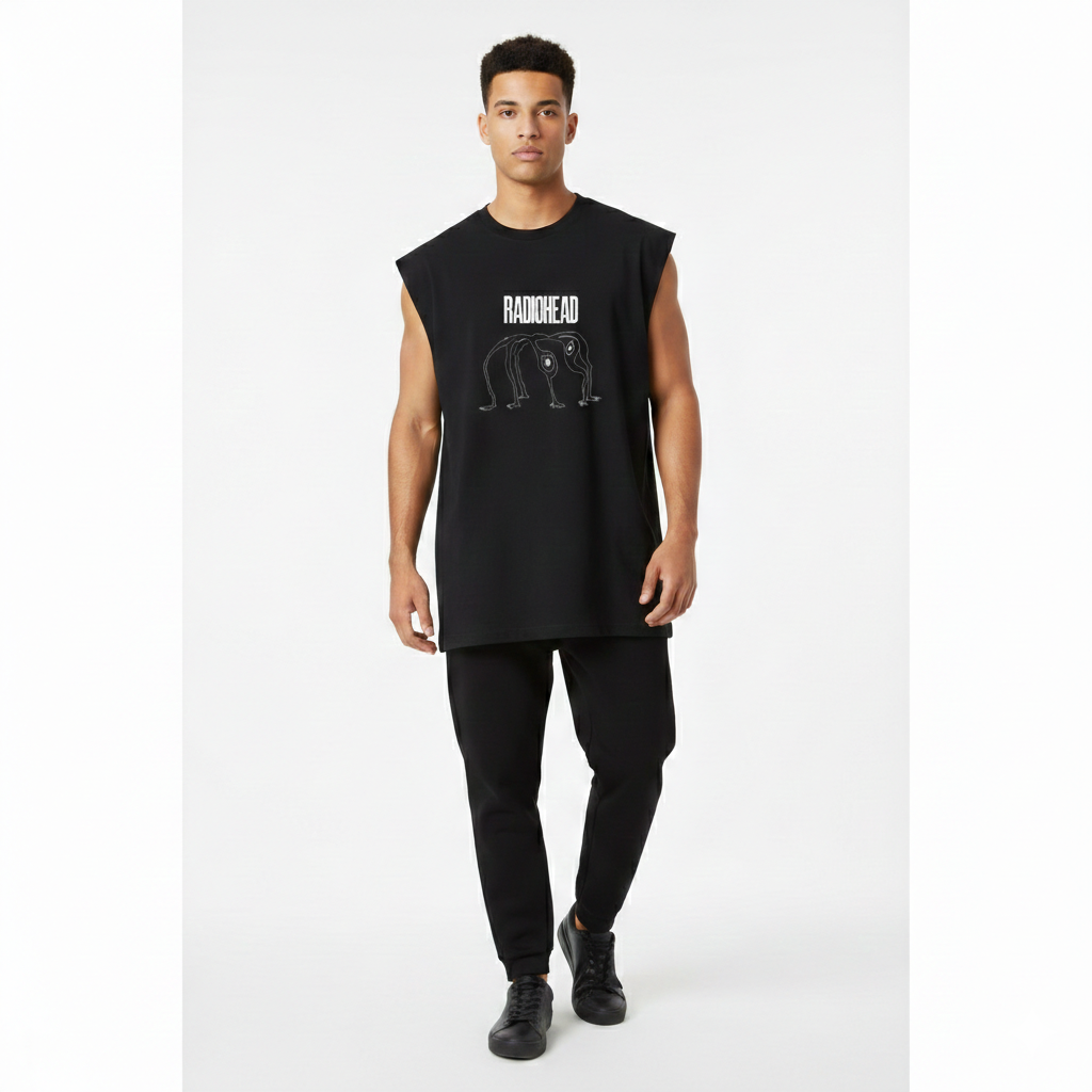RADIOHEAD Black OversizedTank