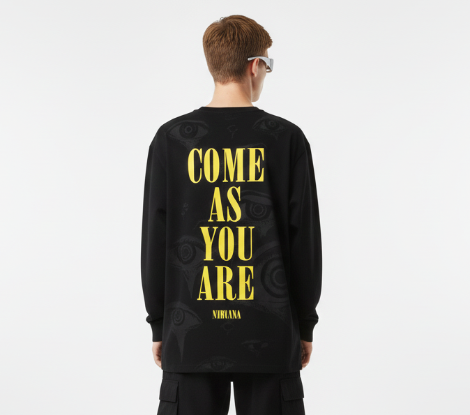 Nirvana Full Sleeves Oversized T-shirt