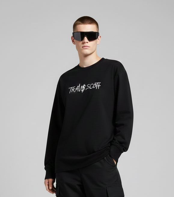 TRAVIS ASTROWORLD Full Sleeves Oversized T-shirt