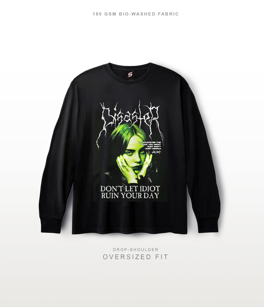 BILLIE Oversized Full Sleeves T-shirt