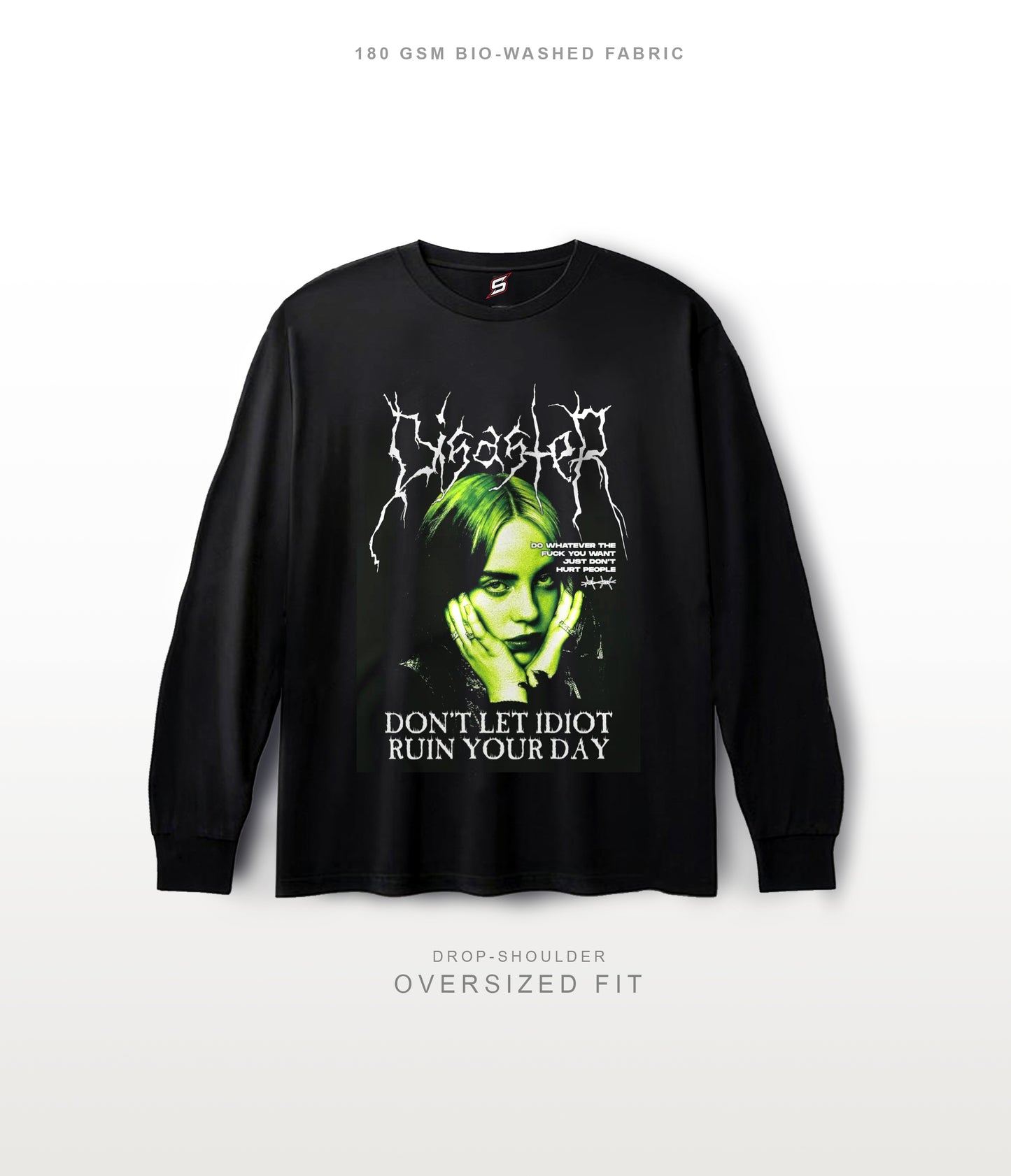 BILLIE Oversized Full Sleeves T-shirt