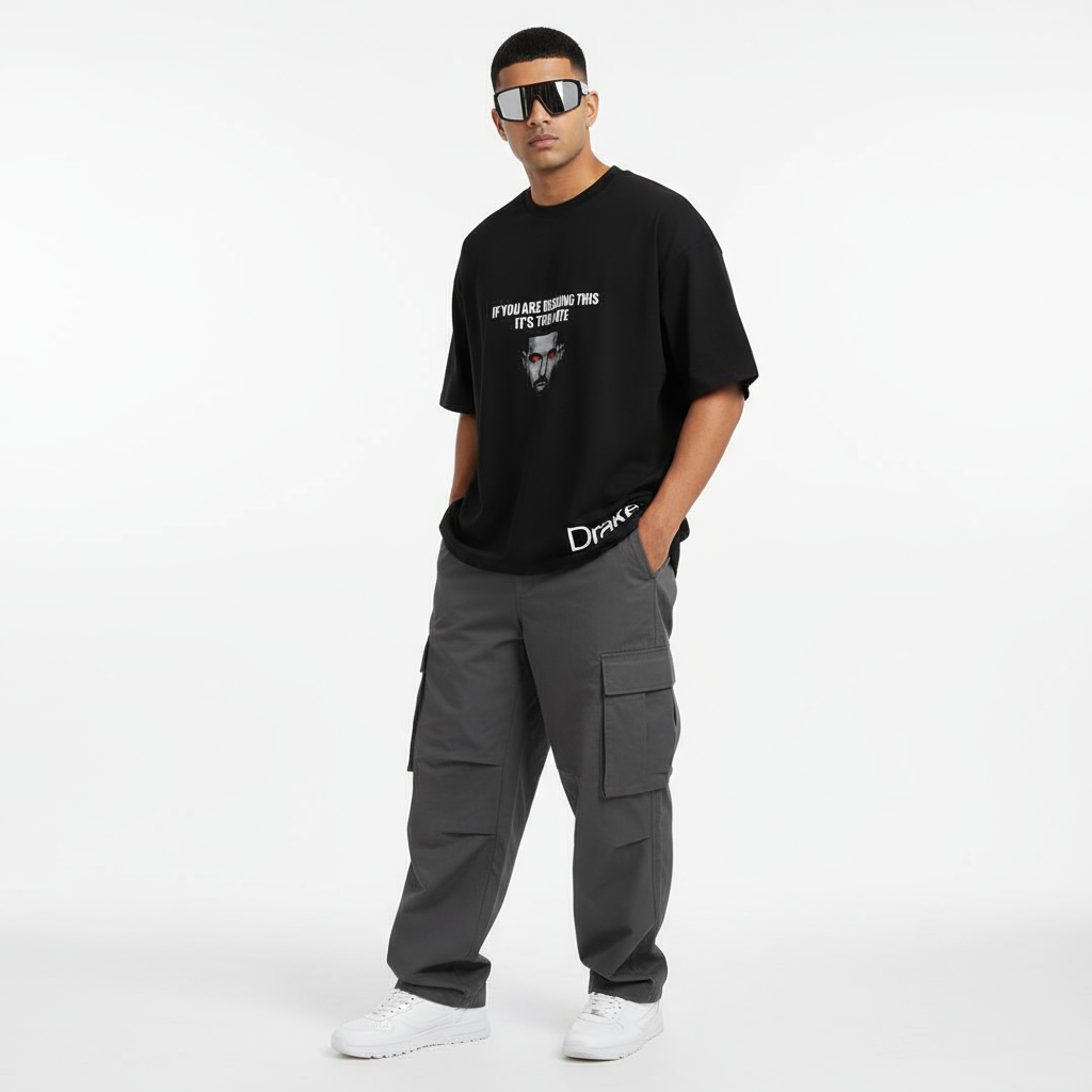 Drake “Too Late” Oversized Tee