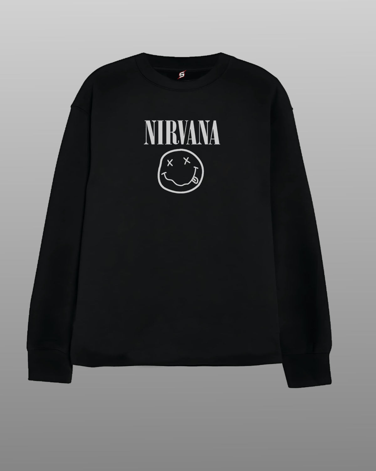 KURT COBAIN Back-Printed Oversized Full Sleeves T-shirt