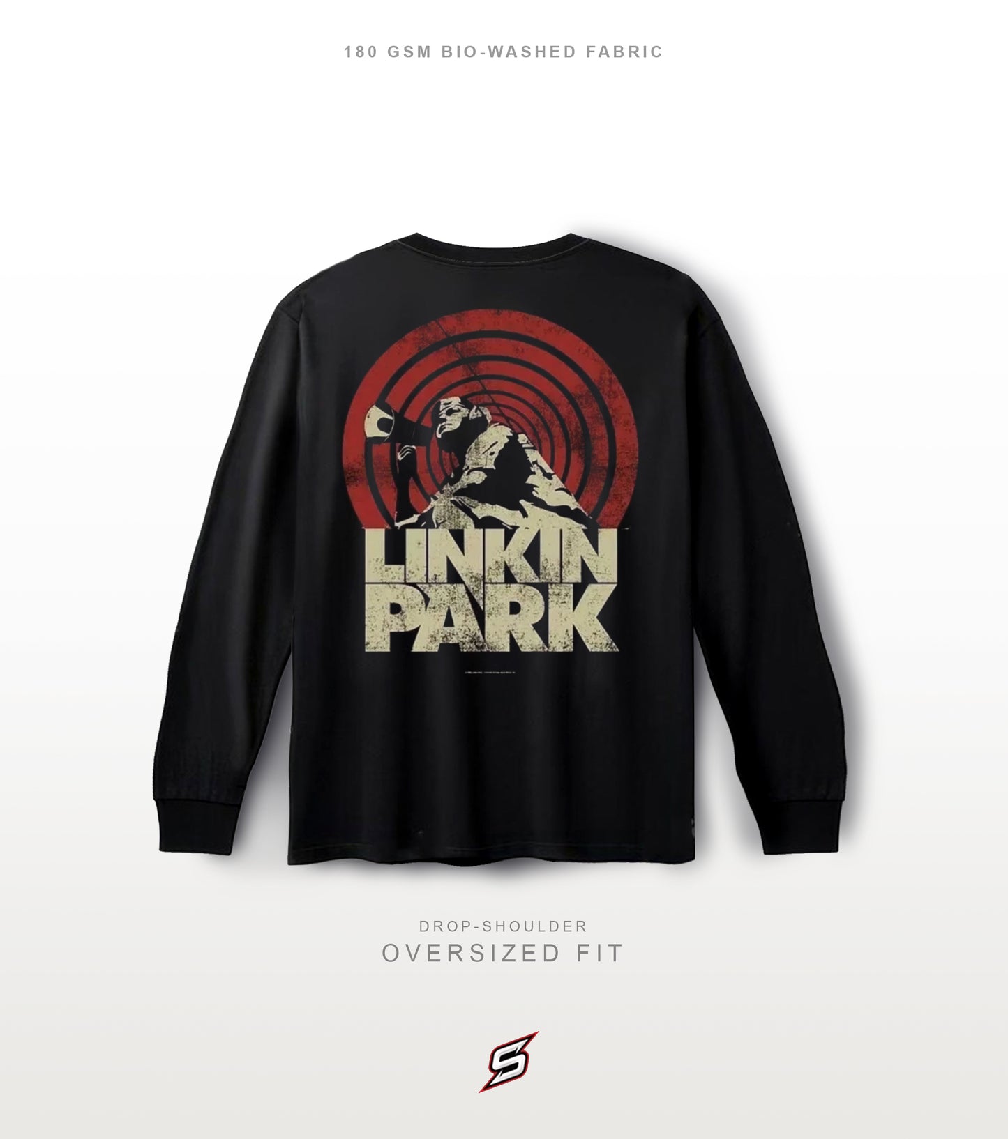 LINKIN PARK Full Sleeves Oversized T-shirt