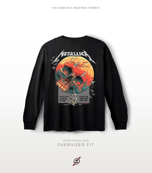 Metallica OR Oversized Full Sleeves T-shirt