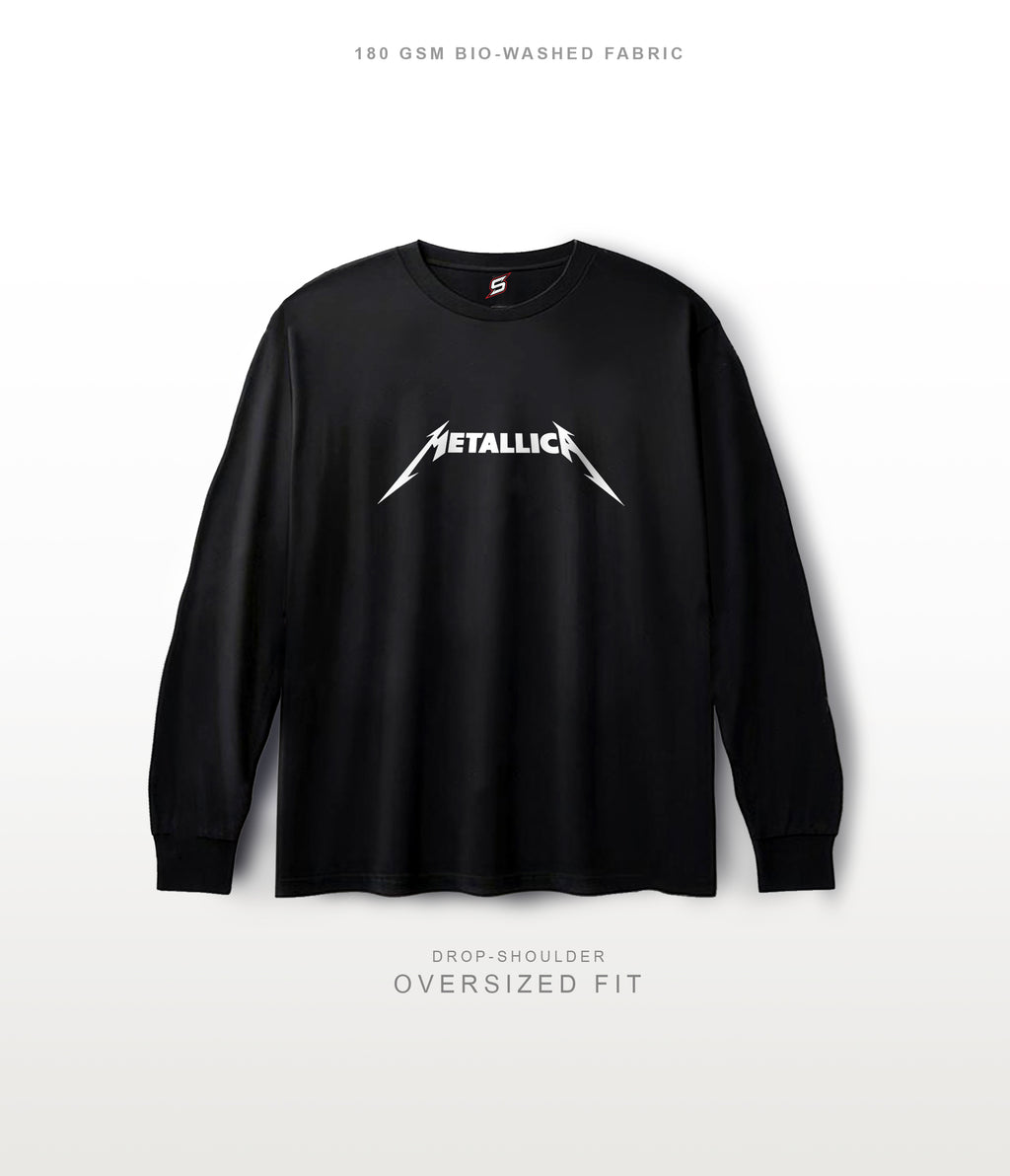 Metallica Oversized Full Sleeves T-shirt