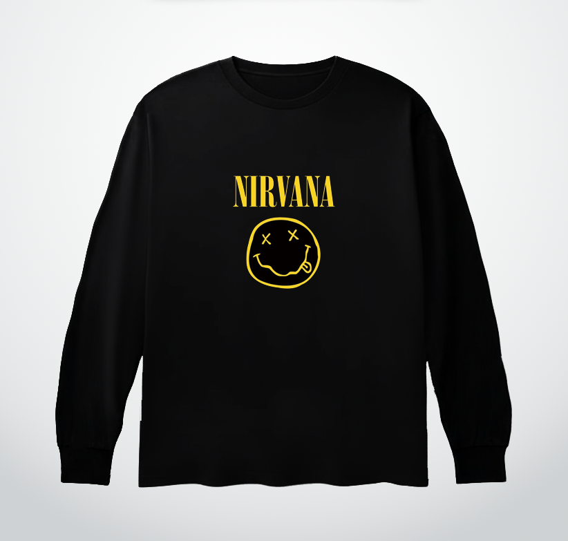 Nirvana Full Sleeves Oversized T-shirt