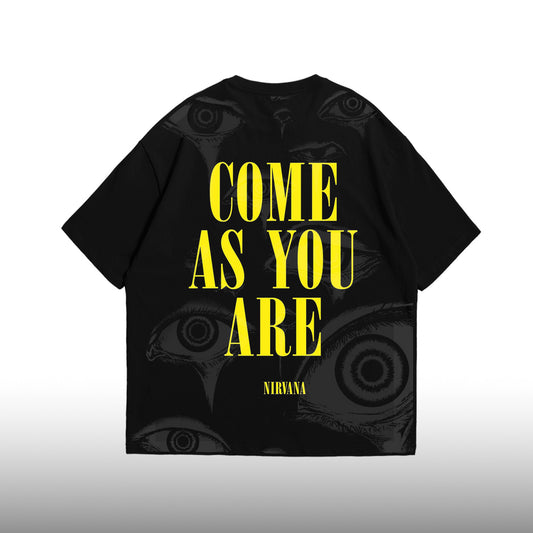 Nirvana Come As You Are Oversized T-Shirt - Black