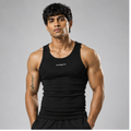 Super Ribbed Vest | Black