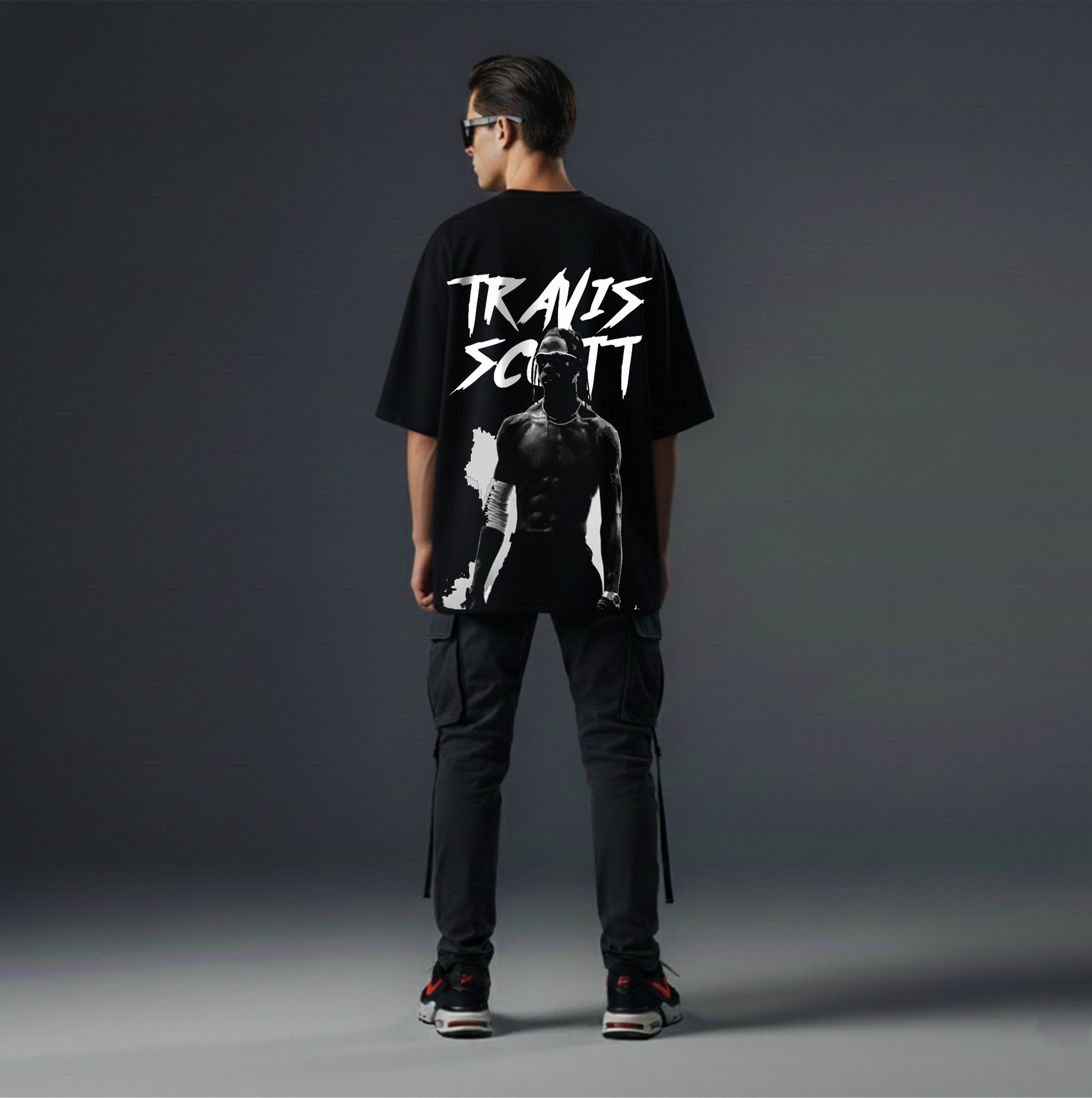 Travis Scott Black Oversized T-Shirt