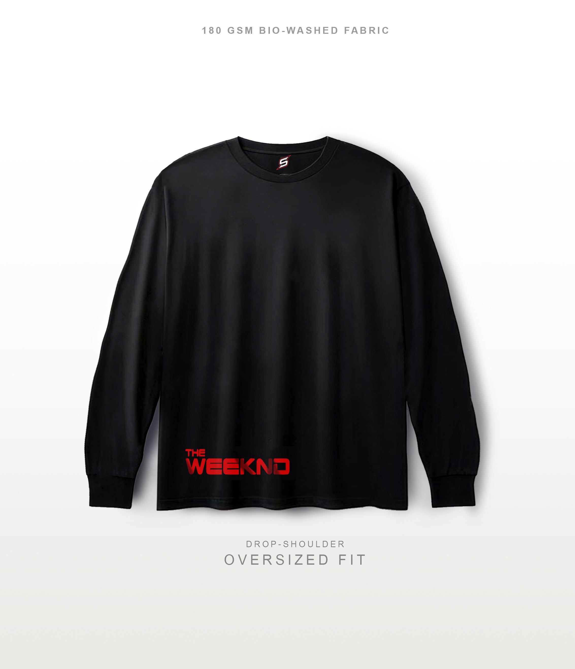 The Weeknd Full Sleeves Oversized T-shirt